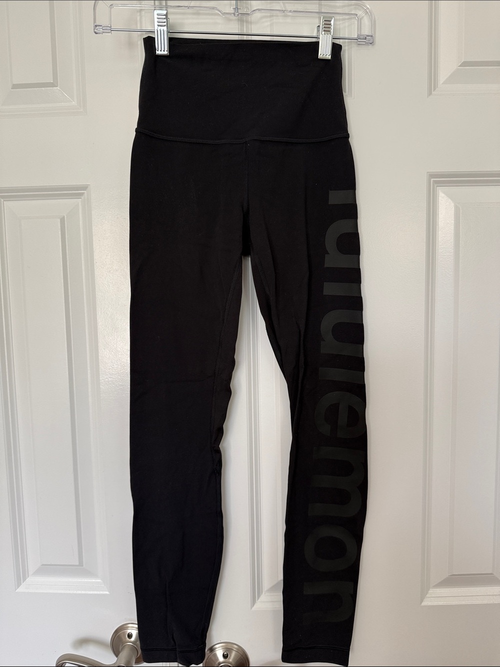 lululemon athletica Black High-Rise Logo Leggings